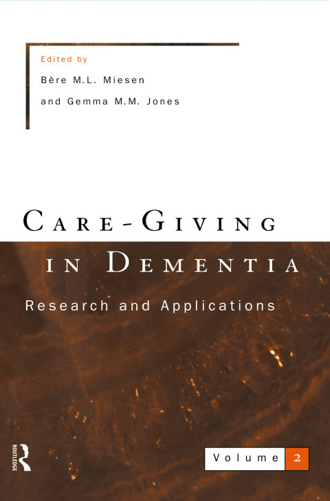Cover image for book Care-Giving In Dementia 2