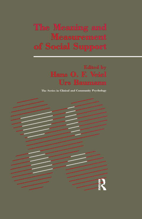 Cover image for book The Meaning And Measurement Of Support
