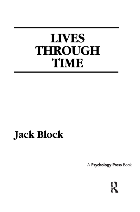 Cover image for book Lives Through Time