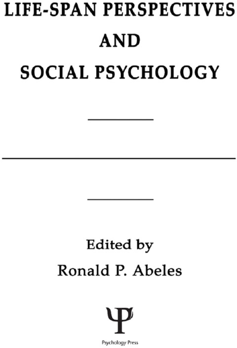 Cover image for book Life-span Perspectives and Social Psychology
