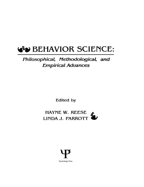 Cover image for book Behavior Science