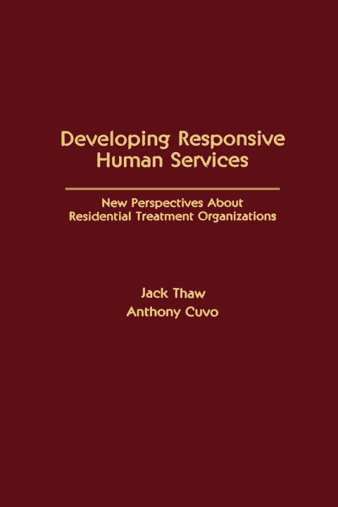 Cover image for book Developing Responsive Human Services