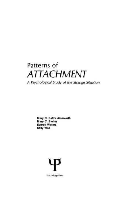 Cover image for book Patterns of Attachment
