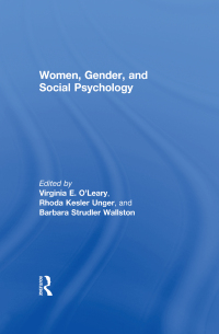 Cover image: Women, Gender, and Social Psychology 1st edition 9780898594478