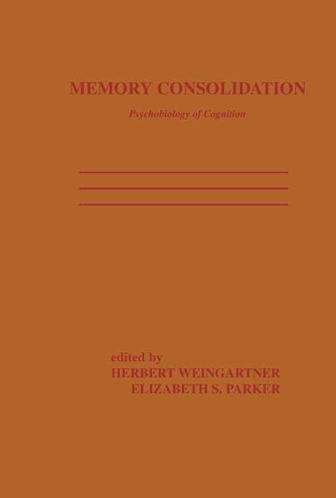 Cover image for book Memory Consolidation