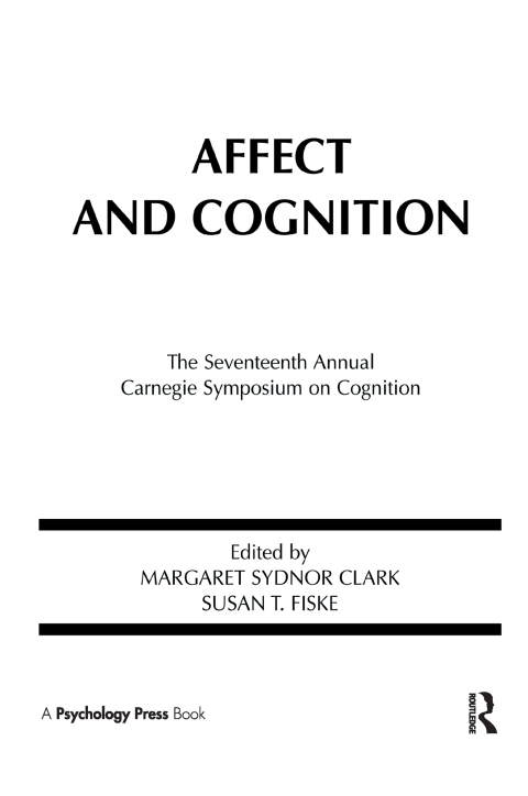 Affect and Cognition 