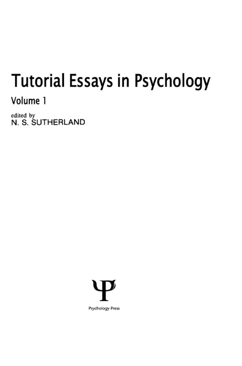 Tutorial Essays in Psychology 