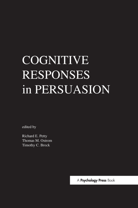 Cover image for book Cognitive Responses in Persuasion