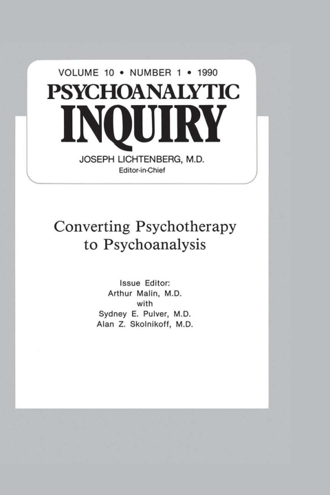Cover image for book Converting Psychoanalysis
