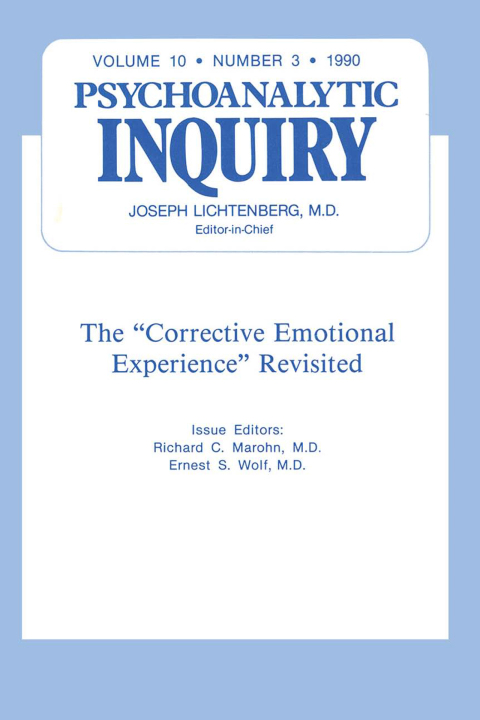 Cover image for book The Corrective Emotional Experience Revisited