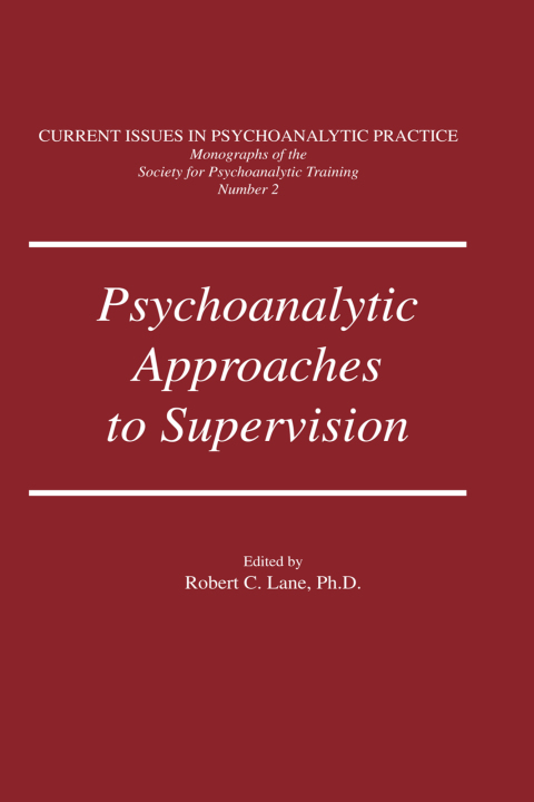 Cover image for book Psychoanalytic Approaches To Supervision