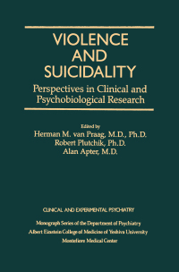Cover image: Violence And Suicidality : Perspectives In Clinical And Psychobiological Research 1st edition 9781138884434