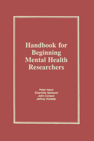 Handbook for Beginning Mental Health Researchers