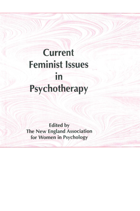 Cover image for book Current Feminist Issues in Psychotherapy