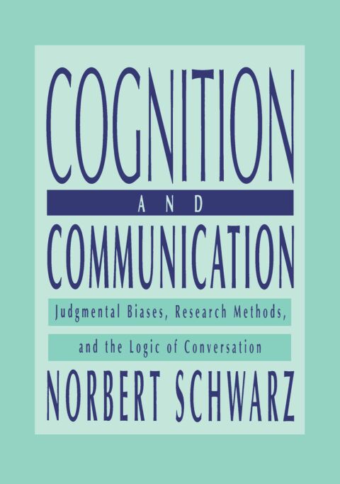 Cover image for book Cognition and Communication