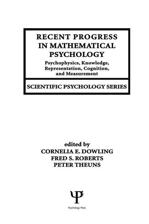 Cover image for book Recent Progress in Mathematical Psychology
