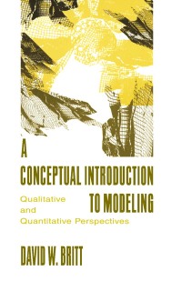 Cover image: A Conceptual Introduction To Modeling 1st edition 9780805819380