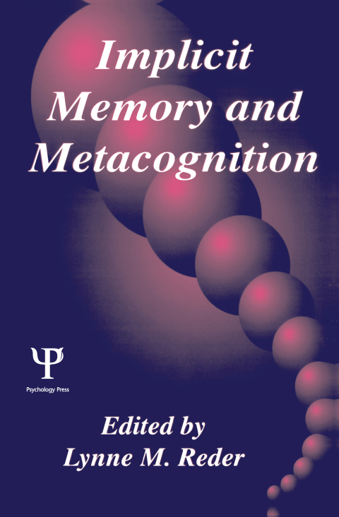 Cover image for book Implicit Memory and Metacognition