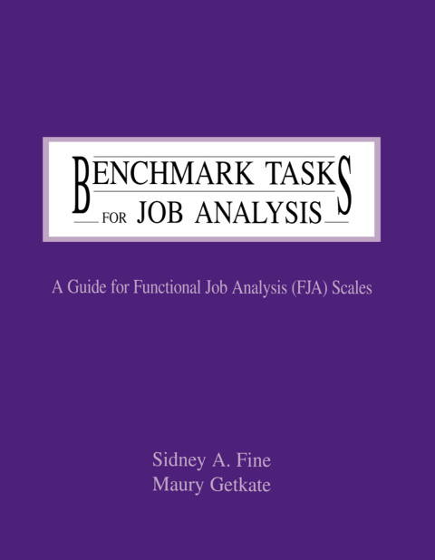 Cover image for book Benchmark Tasks for Job Analysis