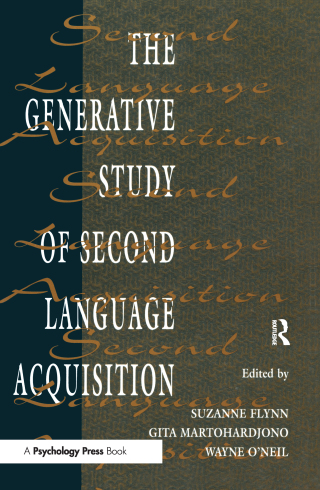 The Generative Study of Second Language Acquisition
