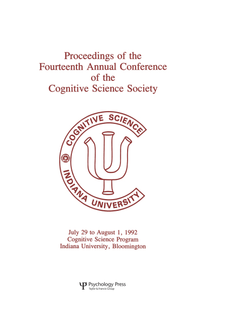 Cover image for book Proceedings of the Fourteenth Annual Conference of the Cognitive Science Society