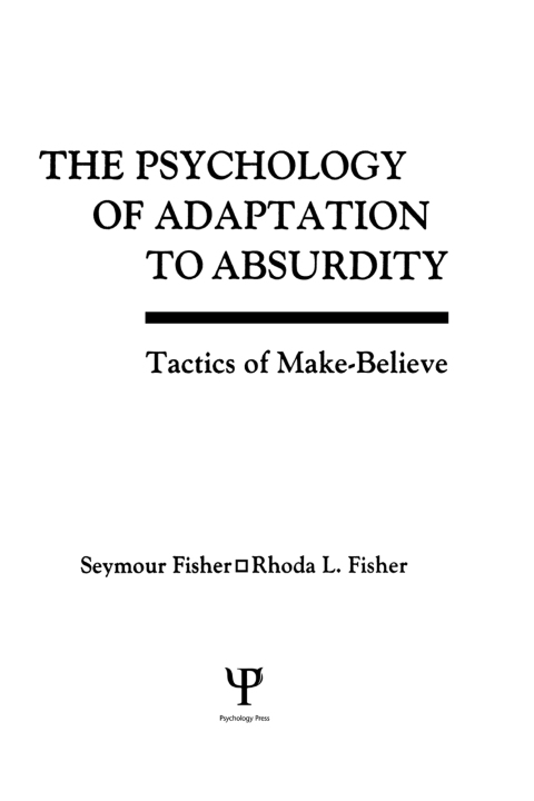 Cover image for book The Psychology of Adaptation To Absurdity