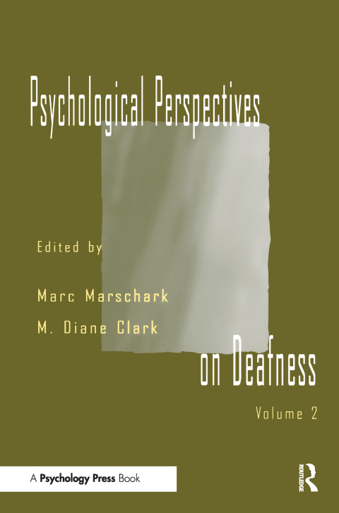 Cover image for book Psychological Perspectives on Deafness