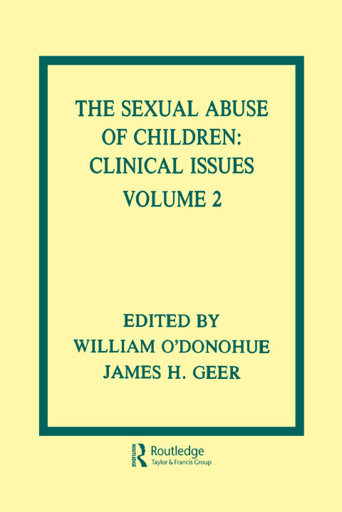 Cover image for book The Sexual Abuse of Children