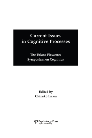 Current Issues in Cognitive Processes