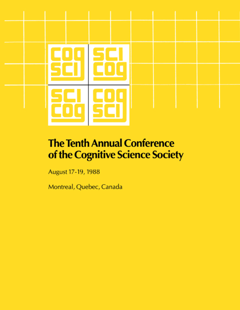 Cover image for book 10th Annual Conference Cognitive Science Society Pod