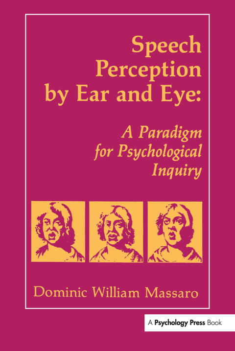 Cover image for book Speech Perception By Ear and Eye