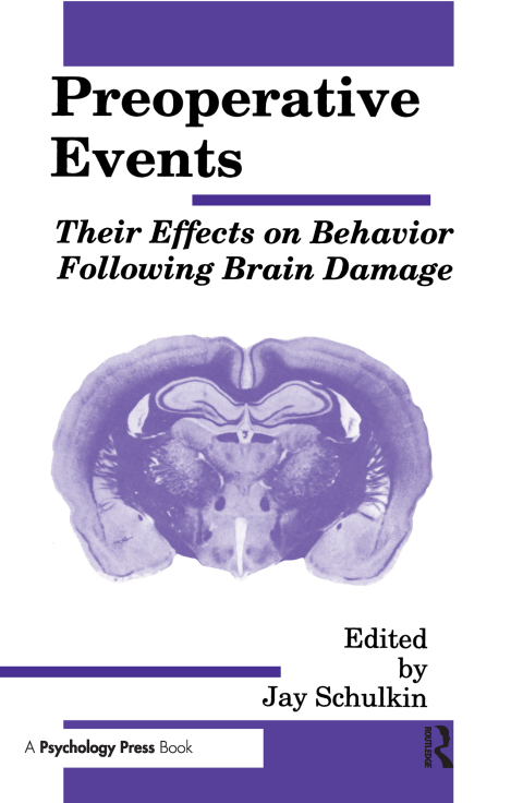Cover image for book Preoperative Events