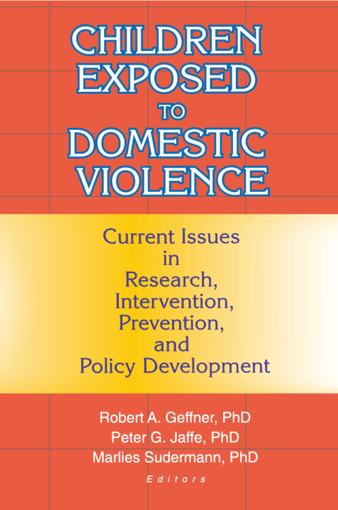 Cover image for book Children Exposed to Domestic Violence