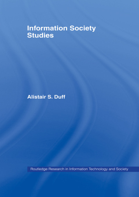 Cover image for book Information Society Studies
