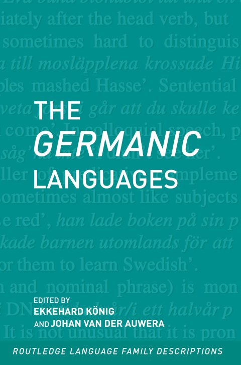 Cover image for book The Germanic Languages