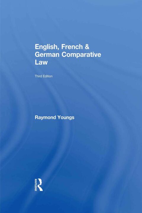 Cover image for book English, French & German Comparative Law
