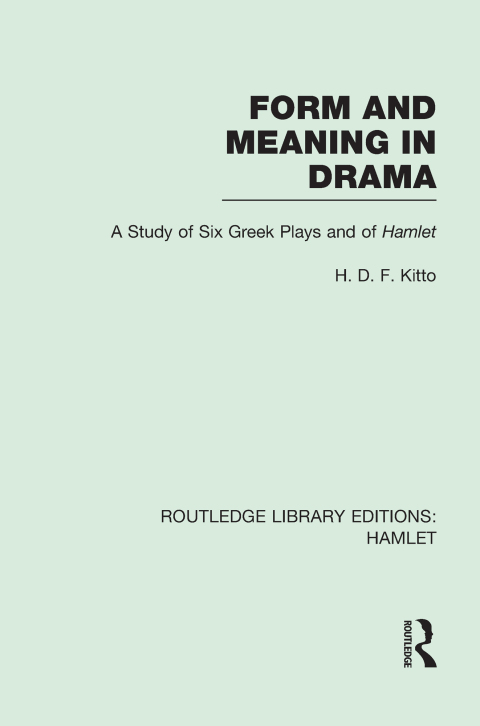 Cover image for book Form and Meaning in Drama
