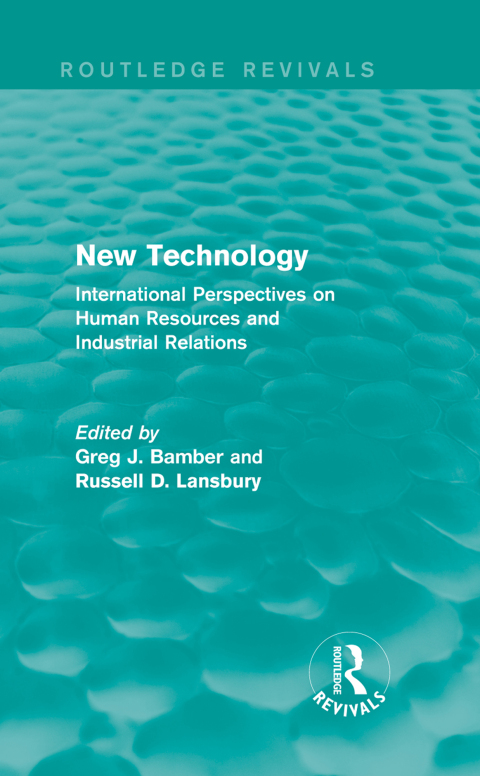 Cover image for book New Technology (Routledge Revivals)