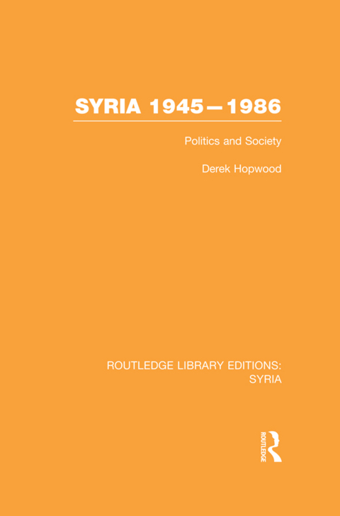 Cover image for book Syria 1945-1986