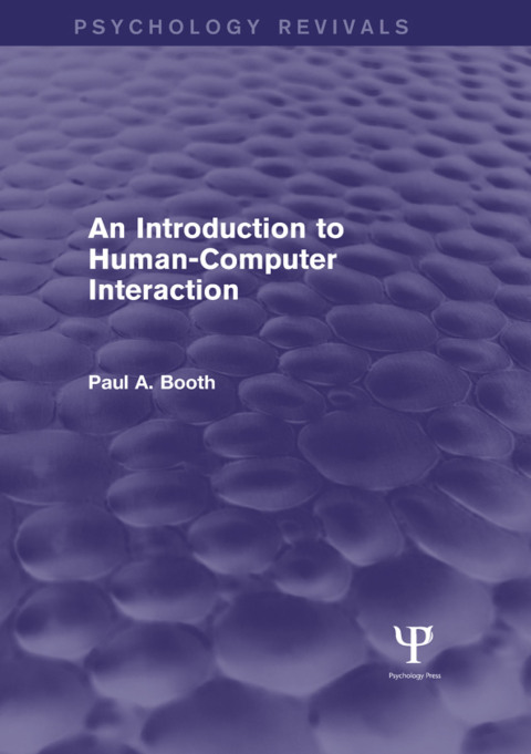 Cover image for book An Introduction to Human-Computer Interaction (Psychology Revivals)