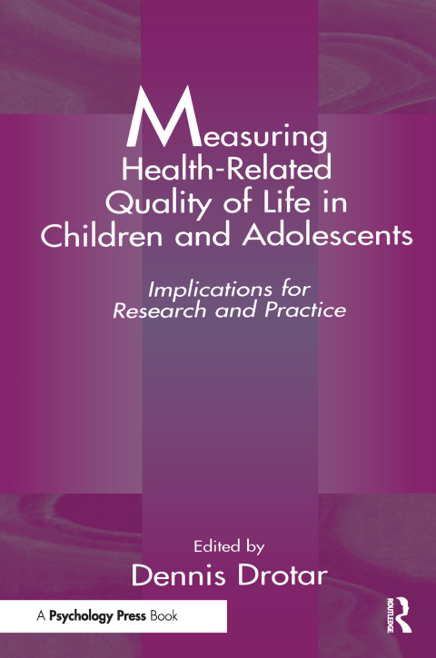 Cover image for book Measuring Health-Related Quality of Life in Children and Adolescents
