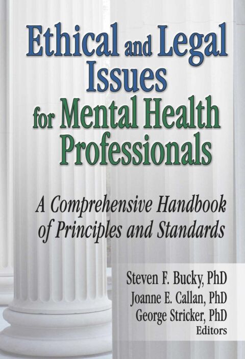 Cover image for book Ethical and Legal Issues for Mental Health Professionals