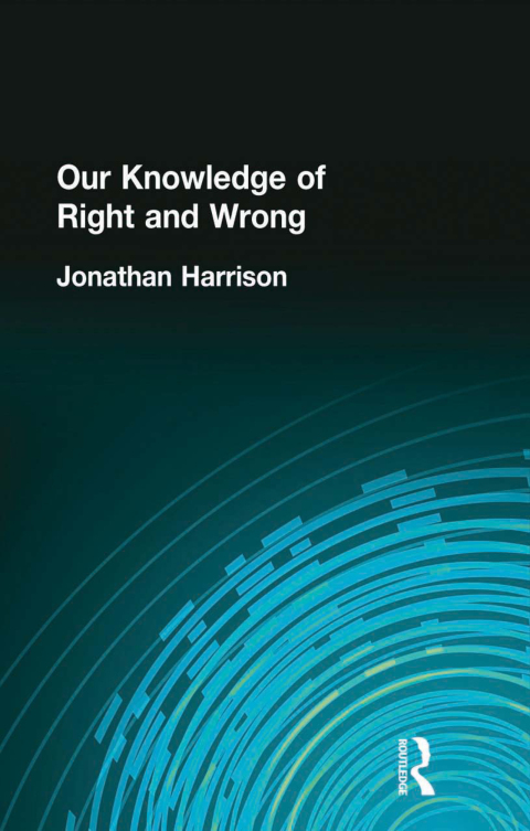 Cover image for book Our Knowledge of Right and Wrong