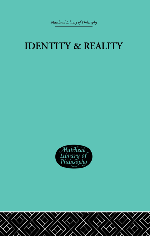 Cover image for book Identity & Reality