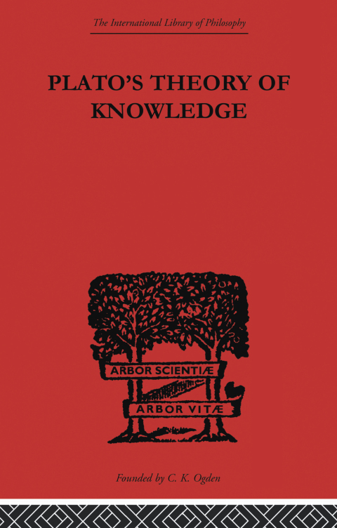 Cover image for book Plato's Theory of Knowledge