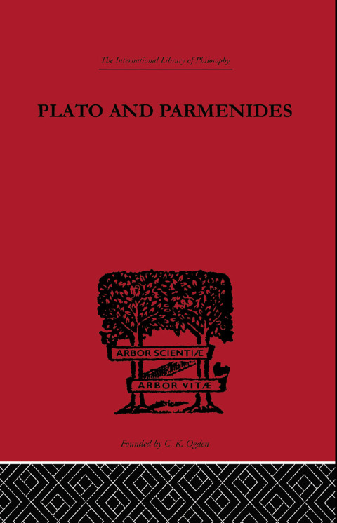 Cover image for book Plato and Parmenides
