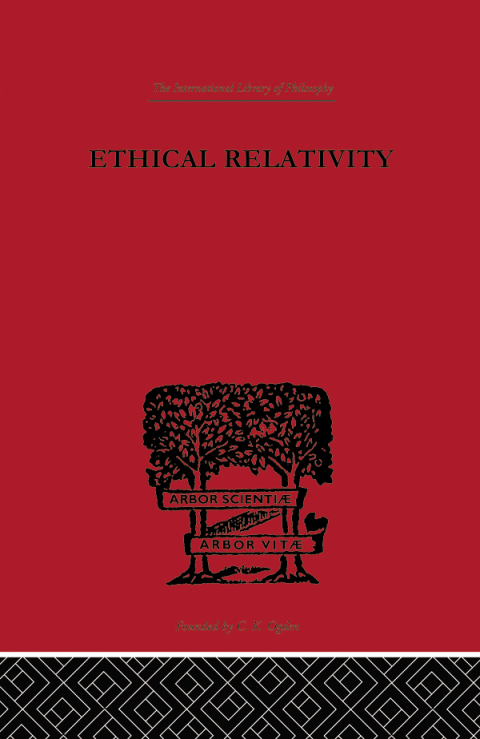 Cover image for book Ethical Relativity