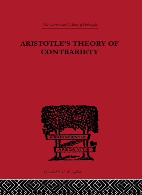 Cover image for book Aristotle's Theory of Contrariety