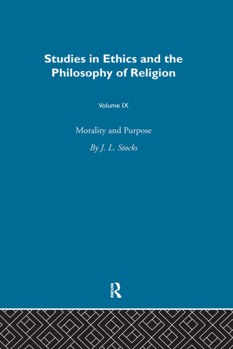 Cover image for book Morality & Purpose Vol 9