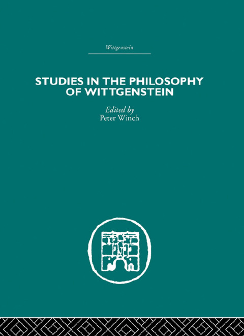 Cover image for book Studies in the Philosophy of Wittgenstein
